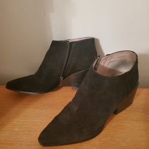 Clarks Black Suede Amaline Ankle Boot